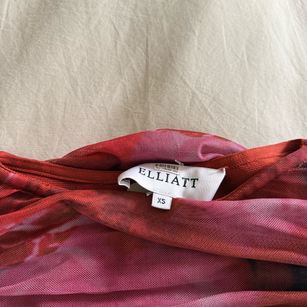 Elliatt Elise Maxi Dress Red Motif Size XS - Picture 5 of 5